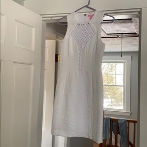 Lily Pulitzer White shift dress - Worn Once
